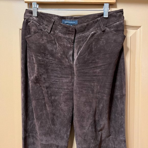 Moda International Pants - ❣️LIKE NEW❣️Washable Brown Suede Pants by MODA International 100% Genuine.